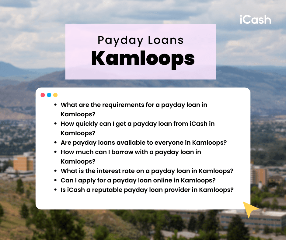 Payday Loans Kamloops Payday Loans in Kamloops