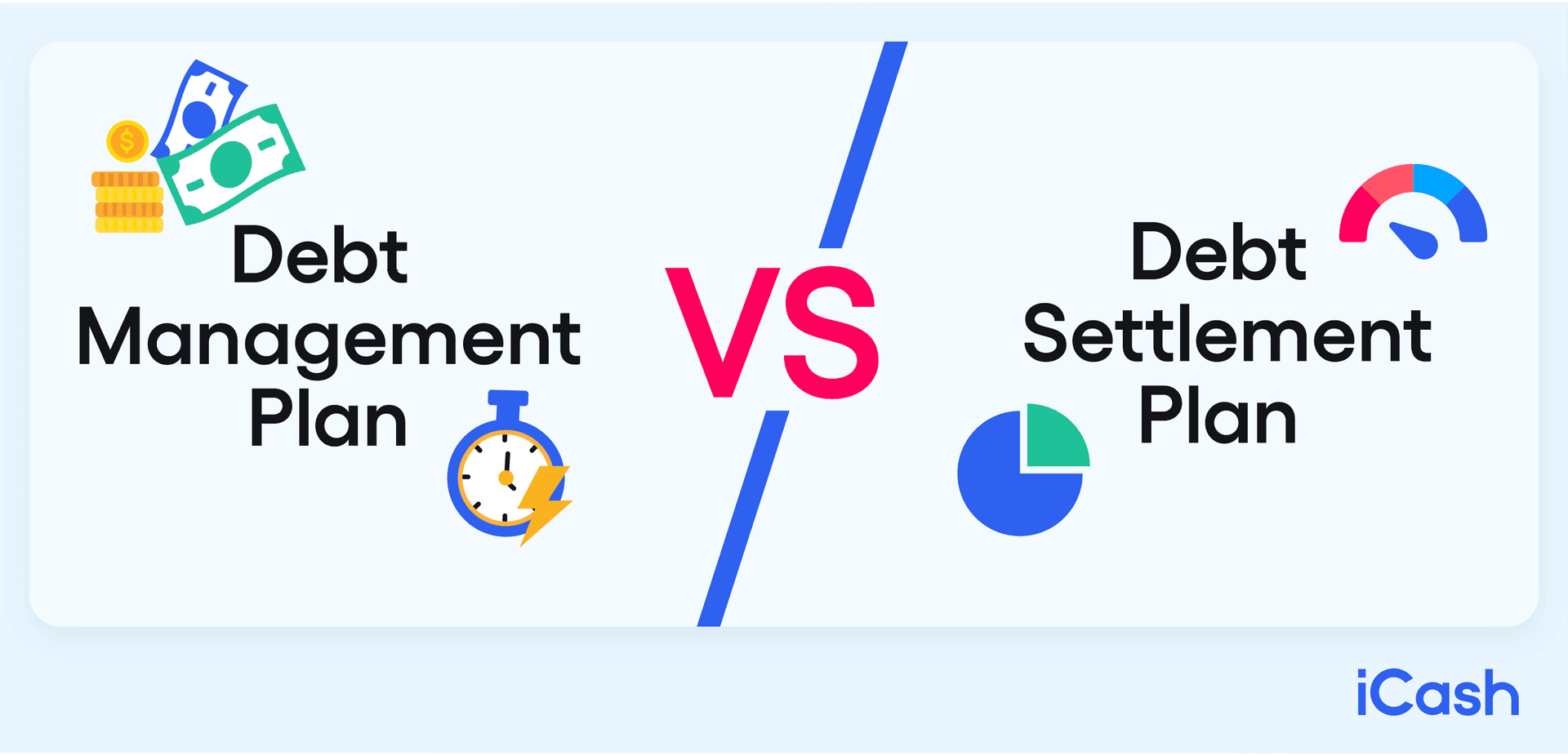 Debt Management vs Debt Settlement Debt Management vs Debt Settlement